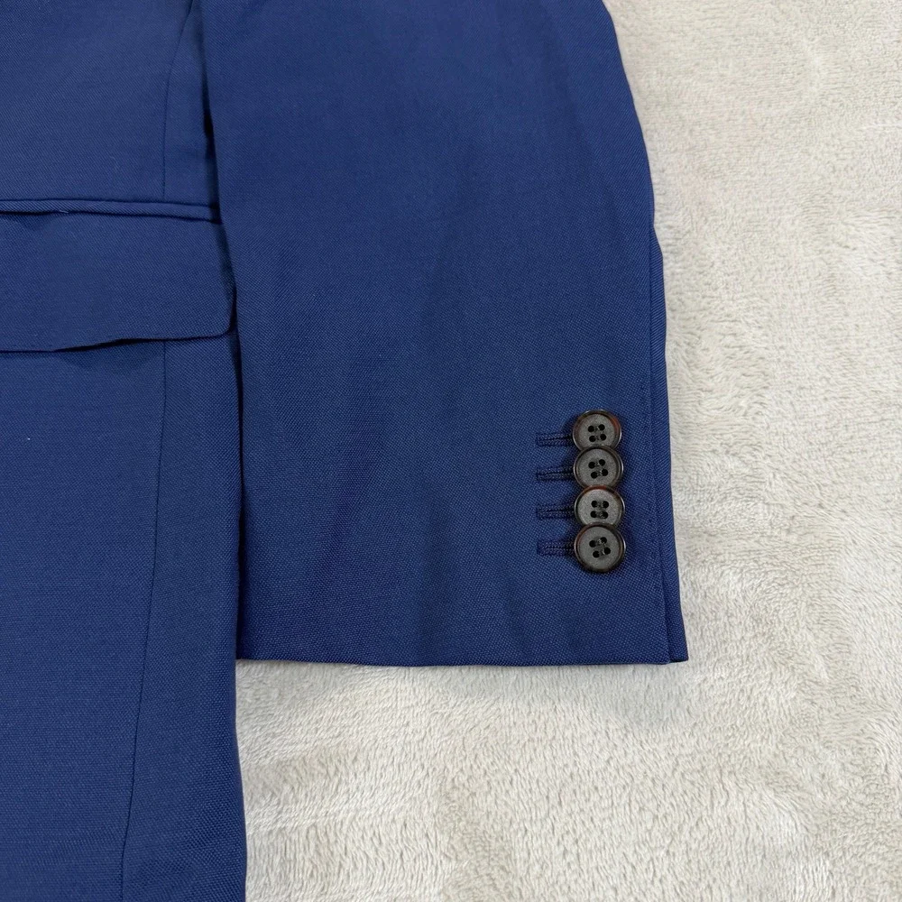 Suitsupply Mens 36R Napoli Blue Wool Blazer Sport Coat Zignone S110s Preppy EUC